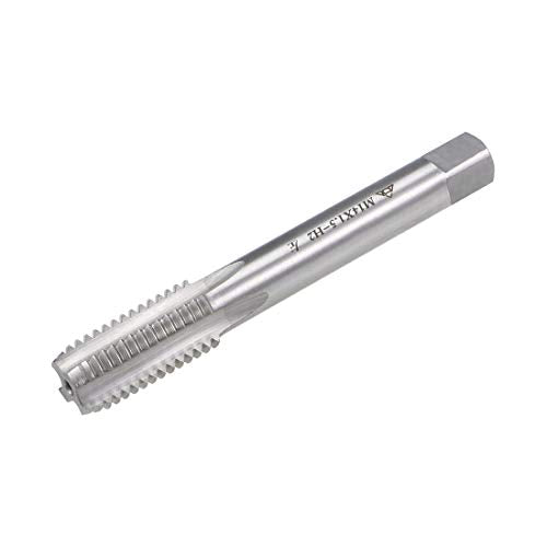 uxcell Metric Machine Tap Left Hand M14 Thread 1.5 Pitch H2 4 Flutes High Speed Steel Screw Thread Taps Tapping Tool - size: M14x1.5