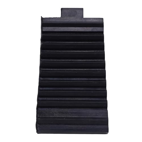 Alomejor Heavy Duty Rubber Wheel Chock Rubber Wheel Stopper 6.9 X 3.9 X 5.9in Anti Slip Weather Proof 3 to 5 Ton Tire Block for Car Trailer RV Truck ATV Parking