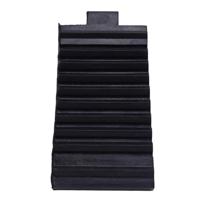 Alomejor Heavy Duty Rubber Wheel Chock Rubber Wheel Stopper 6.9 X 3.9 X 5.9in Anti Slip Weather Proof 3 to 5 Ton Tire Block for Car Trailer RV Truck ATV Parking