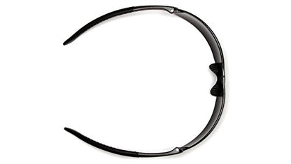 Pyramex Provoq Safety Eyewear Blue Mirror Lens Black Temples - color: Black