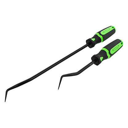 Vim Tools Hose Removal Pick Tool - 9 and 15in Long Automotive Picks Gasket Puller Hook Radiator Hose Removal Tool Set