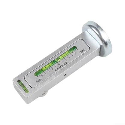 Adjustable Camber Gauge Tool, Magnetic Wheel Alignment Castor Caliper, Disc Brake Leveling Measure Kit for Ford for Chevy for Toyota for Jeep(Plastic silver)