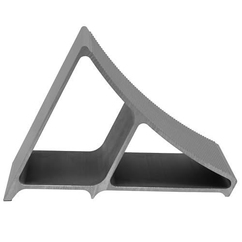 Extreme Max 5001.6792 Aluminum Wheel Chock – Lightweight Anti-Slip Tire Stabilizer with Ribbed Ramp and Claw Base for RVs, 5th Wheels, Trailers & Campers - style: Each