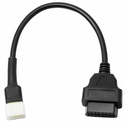 Delphi Motorcycle OBDII 6 Pin to 16 Pin OBD2 Diagnostic Adapter Compatible with Motorcycle - color: per Delphi 6Pin