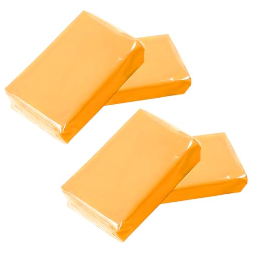 4 PCS 100g Car Clay Bar, No Scratch Auto Detailing Cleaner Magic Clay Bar, Premium Grade Automotive Wash Detailing Claybar Cleaner Kit for Most Cars SUVs RVs Trucks (Yellow) - color: Yellow