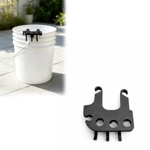 Bucket Organizer Compatible with 5 Gallon Bucket Detailing Brush Holder Mount Compatible with Car Wash Buckets Garage Cleaning Tool Storage Rack