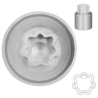 802 Wheel Locking Nut Key for Jeep Renegade Wrangler Cherokee Dodge Journey 2016-2020, 29mm Lock Bolt Inner Dia Anti-Theft Lug Nut Hand Repair Removal Tool - size: 802