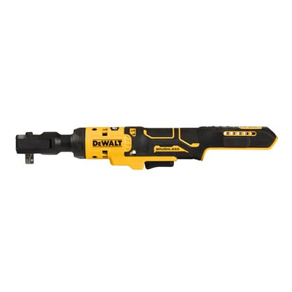 DEWALT ATOMIC 20V MAX* Cordless Ratchet, Brushless, 3/8 in., Tool Only (DCF513B) | Brushless 3/8 in Drive, Up to 70 Ft-Lbs, 0-250 Rpm, LED Work Light, Compact Design, Glass-Filled Nylon Housing, Bare Tool