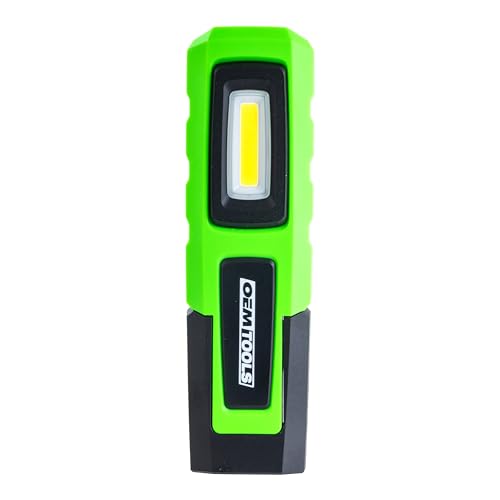 OEMTOOLS 32126 Dual Mode 7" LED Work Light, 600LM LED Flashlight, Magnetic Base, Gifts for Men, Rechargeable with USB Cable, Adjustable Brightness, Lights for Mechanics - style: 7" 600LM