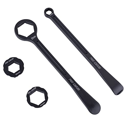 10MM/0.39'' 13MM/0.51'' 22MM/0.87'' 27MM/1.06'' 32MM/1.26''Tire Iron Lever Tool Spoon Motorcycle Tire Change Kit Wrench Set Combo Levers Kit Tire Repair Tool for European Bike XC SX XC EXCF - color: Black, size: 13MM