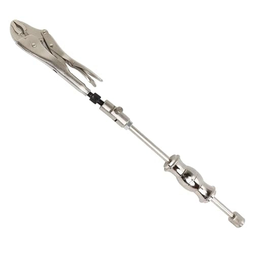 Slide Hammer Locking Pliers Set, 9 inch Locking Pliers, Sturdy 2 Pound Slide Hammer,Swivel Grip Attachment for Nail, Bolt, Pin, Seal, CV Axle Removal Tool