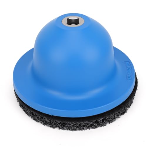 Professional Wheel Hub Grinder Resurfacing Cleaning Kit, Wheel Hub Grinder Ball Head Car Cup Brush Cleaning Set, 1500rpm, 90mm ID 150mm OD for RV Truck Tire Change, Hub & Rim Removal Tool