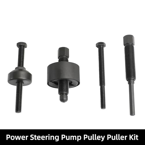 DPTOOL Power Steering Pump Pulley Puller Remove Install Tool Compatible with Ford GM Volkswagen Chrysler Vehicles