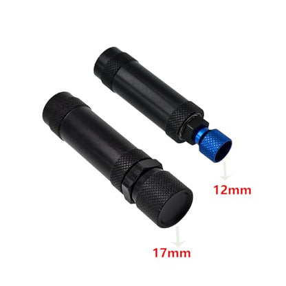 Aluminum RC Tire Balancer, 12mm 17mm Hex Wheel Balancer Tool Compatible with Traxxas Axial Arrma Tamiya HPI Redcat 1/8 1/10 RC Car Upgrade Parts