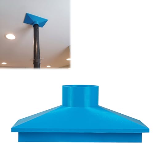 Duct Cleaner Attachment for Shop Vac, HVAC Cleaning Tool for Air Vent, Shop Vac Accessory with Strong Seal for Supply Nozzle(3in*9in) (Blue) - color: Blue