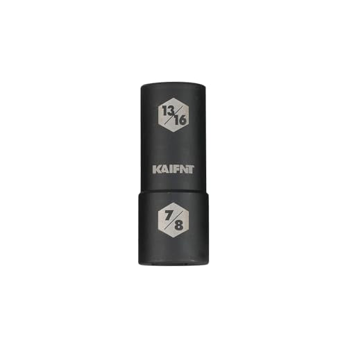 K231-024 1/2-inch Drive 13/16" x 7/8" Extra Thin Wall Impact Flip Lug Nut Socket - size: 20.6 x 22.2 mm