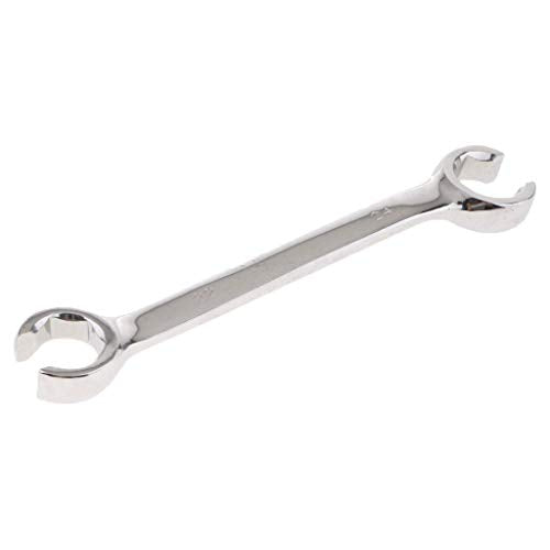 Flare Nut Wrench, Metric Double Open End Offset Fuel Pipe Spanner for Removing or Replacing Nuts (8mm x10mm) - size: 8mm x10mm