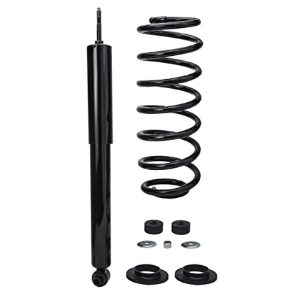 Detroit Axle - Rear Struts and Coil Springs Sway Bars Replacement for 2003-2011 Ford Crown Victoria Mercury Grand Marquis Lincoln Town Car - 4pc Set - size: 4QS48561/ Big strut kit
