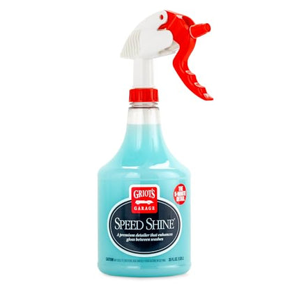 Griot's Garage Speed Shine for Car Detailing, Quick Detailer for All Exterior Surfaces, Trim and Wheels, Provides a Glossy Finish, 11146, 35 oz - size: 35oz
