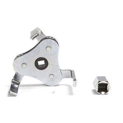 Universal Adjustable Oil Filter Wrench From 2-1/2 inch to 4.5 inch Oil Filter Wrench Tool Set With 3 Jaw
