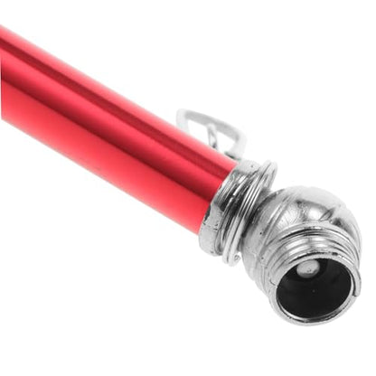 Mini Metal Tire Pressure Gauge Pen with Tread Depth Gauge and Built-in Deflator Valve for Cars and Bikes