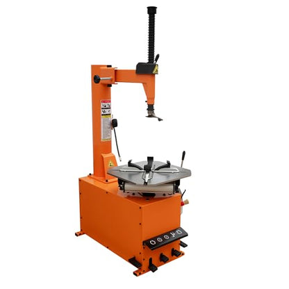 Albott 2 HP Tire Changer Machine for 10"–24" Rim Range | 10"–20" Outside Clamp, 12"–24" Inside Clamp, 110V Wheel Changer for Home Garage & Commercial Auto Shops - size: 10"–24" Single Head