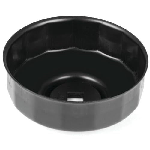 Performance Tool W54068 80mm, 15 Flutes Steel Oil Filter Wrench for 3/8-Inch Drive Tool, Multiple Brands Compatible - size: 80mm, style: 15 Flute