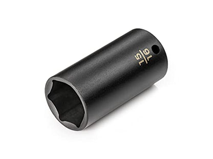 TEKTON 3/8 Inch Drive x 15/16 Inch Deep 6-Point Impact Socket | SID13024 - size: 15/16-Inch, style: Deep