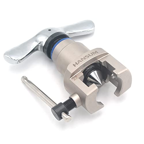 HANSUM Brake Line Flaring Tool Kit Swaging HVAC Pipe Expander Repair Eccentric Cone Refrigeration for Brass Copper Tube 45 Degree (Brake Flaring Tool) - color: Brake Flaring Tool