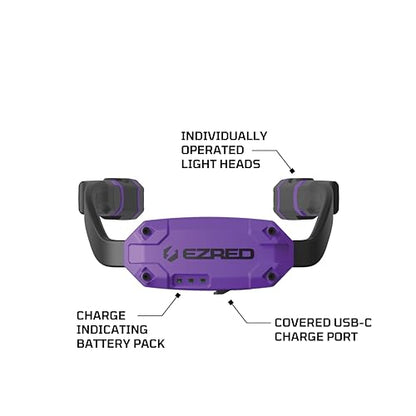 EZRED EZL35RNL-P Rechargeable 350 LM Neck Light - Purple EZR-EZL35RNL-P - color: Purple