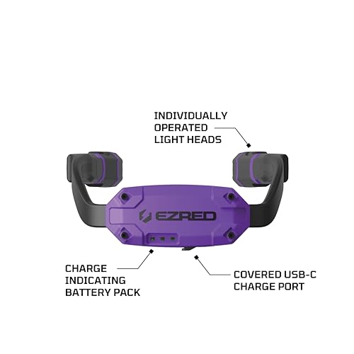EZRED EZL35RNL-P Rechargeable 350 LM Neck Light - Purple EZR-EZL35RNL-P - color: Purple