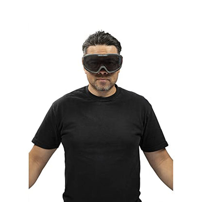 Klein Tools 60480 Safety Goggles, Tinted Gray Lens PPE Eye Protection, Anti-Fog, Scratch-Resistant, UV Protection, Adjustable Vents