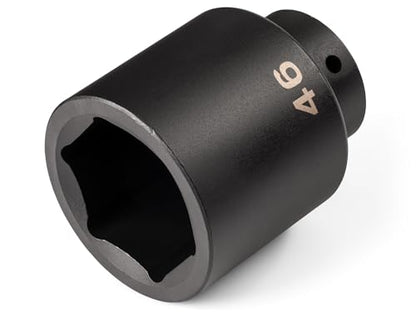 TEKTON 1/2 Inch Drive x 46 mm Deep 6-Point Impact Socket | SID23146 - size: 46 mm