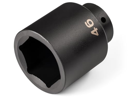 TEKTON 1/2 Inch Drive x 46 mm Deep 6-Point Impact Socket | SID23146 - size: 46 mm