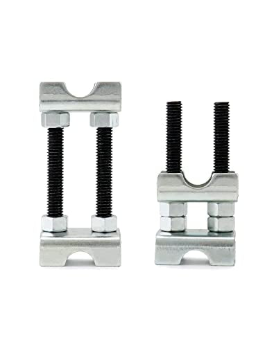 QWORK 2-Way Adjustable Spring Spacer, Spreads or Compresses Coil Springs, 4 Pack Mini Coil Spring Compressor Strut Shock Absorber - size: 4 Pack