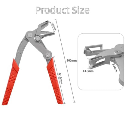 Car Clip Pliers Auto Fastener Clip Removal Plier for Trim Clips Rivets | Trim Removal Tool Automotive Panel Clip Removal Tool Professional Clips Without Damage, Easy One-Hand Operation
