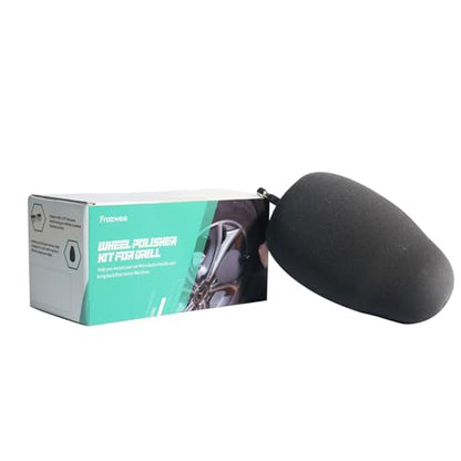Wheel Polisher Kit for Drill,1/4" Hex Shank for Standard Household Drill/Impact Driver,Gourd Head Design is Very Suitable for Cleaning All Kinds of Wheels, Exhaust Tips,Grilles & etc. - size: 1PCS Wheel Polisher