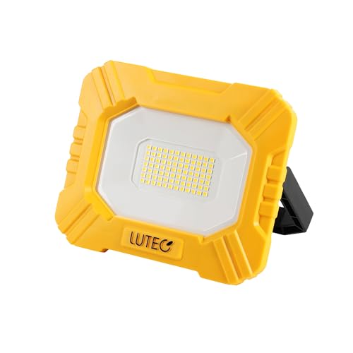 LUTEC 3500LM LED Work Light, Rechargeable Magnetic Work Lights with Stand, Portable 5000K Flood Light for Car Repair, Fishing, Camping, Emergency, Hiking, 3 Modes - size: 1 Pack