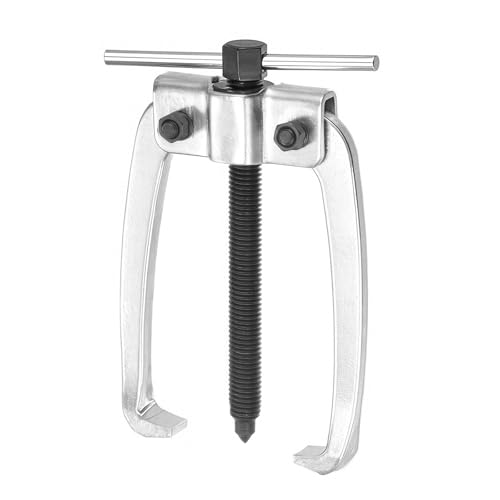 2 Jaw Puller 2.25in/60mm Universal Bearing Gear Pullers | Heavy Duty Extractor Tool, High Carbon Steel Puller, Adjuestable Pulley Removal Tool for Bearings/Flywheels/Pulleys Remove - size: Micro 2Jaw 0.4-2.25 In
