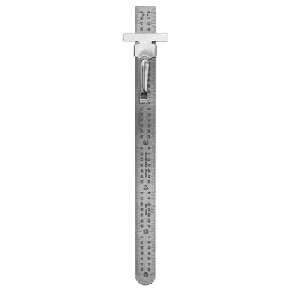 Performance Tool W5707 6-Inch Stainless Steel Sliding Depth Gauge, Silver