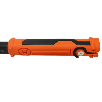 K Tool International XD52848 15.5-Inch Adjustable LED Work Light, Orange/Black, Battery Powered, 6 Levels of Brightness, 700 Lumens