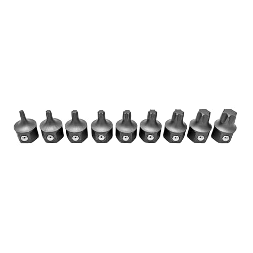 CTA Tools 5058 9 Pc. Stubby Star Bit Set