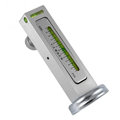 Four Wheel Alignment Magnetic Gauge Tool for Camber and Caster Angle Measurement, Adjustable Leveling Instrument with Range from - 5 to 5 Degrees, Attaches to Wheel Hub or Brake