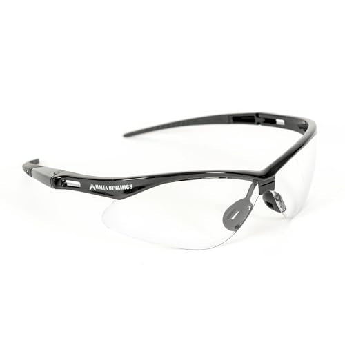 Malta Dynamics APEX Safety Glasses – Anti Scratch and Anti Fog Protection, Construction Safety Glasses for Men and Women, ISEA & ANSI Z87 Compliant (Clear, 180 Pairs) - color: Clear - 180 Pair