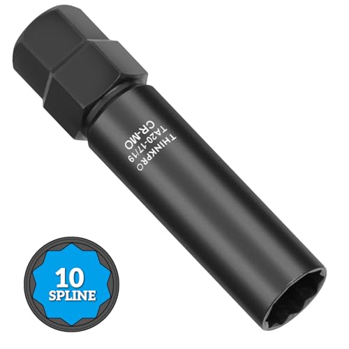 10 Spline Lug Nut Key,10 spline lug nut socket TA20-17/19 | 10 Point Lug Nut Key Compatible with Bimecc TA 20 10-Spline Lug Nuts and Bolts, 17/19mm Hex Drive - color: Ta20-17/19
