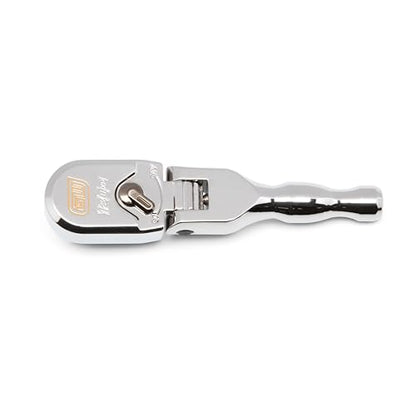 GEARWRENCH 3/8" Drive 120XP Full Polish Chrome Stubby Flex Head Teardrop Ratchet | 81212XP - style: Stubby Flex Head