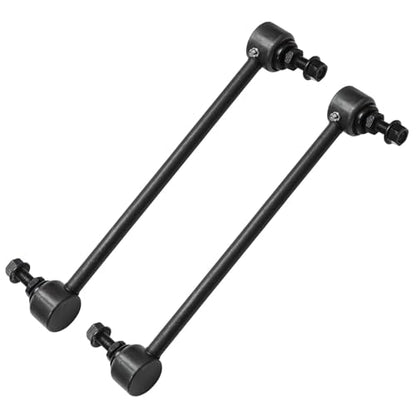 Detroit Axle - 8pc Front End Kit for 2007-2017 Mitsubishi Outlander, 2009-2017 Lancer, Lower Control Arms w/Ball Joint Tie Rods Sway Bars 2010 2011 2012 2013 2014 2015 2016 Replacement - size: 8CS48084/8PC
