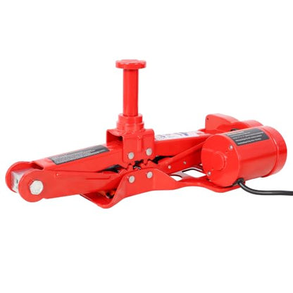3Ton 12V Electric Car Scissor Jack Kit, Heavy Duty Portable Auto Lift Floor Jack, Roadside Emergency Tire Changing Tool for Sedans & SUVs