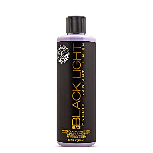 Chemical Guys, Black Light Hybrid Glaze & Sealant for Dark Colors, 16 oz | Glaze and sealant in one smooths minor marks and deepens gloss on black and dark paint, by hand or machine