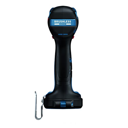 Bosch GDX18V-1860CN 18V Connected-Ready Two-In-One 1/4 In. and 1/2 In. Bit/Socket Impact Driver/Wrench (Bare Tool) | 1, 860 In-Lb Torque, 1/4 in Hex and 1/2 in Square Drive, Brushless Motor, 3-Speed Plus Advanced Modes, Connected-Ready - style: Industrial
